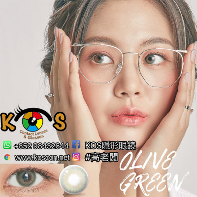 Romantea London Olive Green 로맨티런던 올리브그린(月拋) Romantea London Olive Green 로맨티런던 올리브그린(月拋)